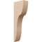 Ekena Millwork 5"W x 10"D x 30"H Thin Carmel Rough Cedar Woodgrain TimberThane Corbel, Primed Tan CORUR05X10X30CARRCPR - alternate 1